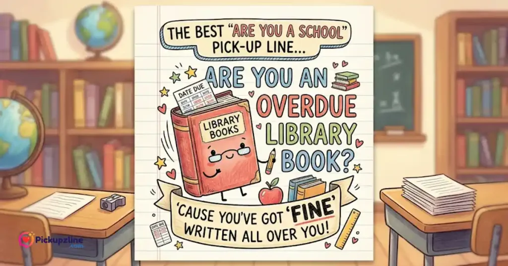 Best Are You A School Pick Up Line