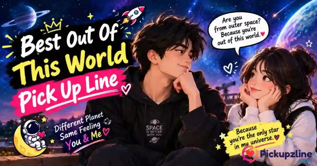 Best Out Of This World Pick Up Line