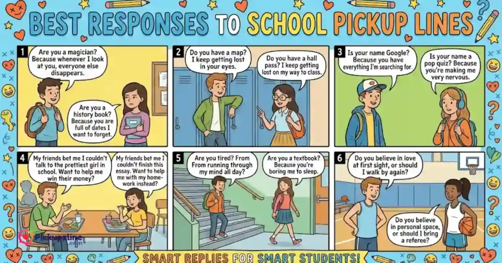 Best Responses To School Pickup Lines