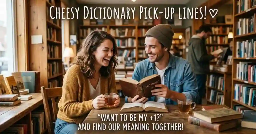 Cheesy Dictionary Pick Up Lines