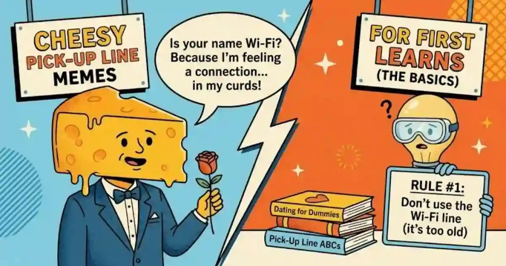 Cheesy Funny Pick Up Line Memes For