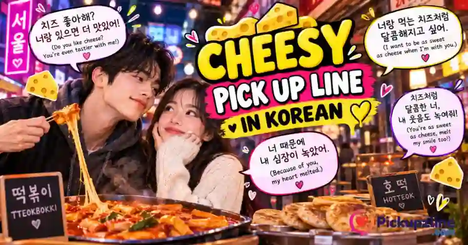Cheesy Pick Up Line In Korean