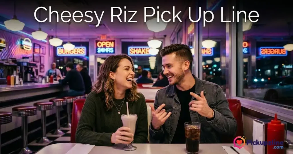 Cheesy Riz Pick Up Line
