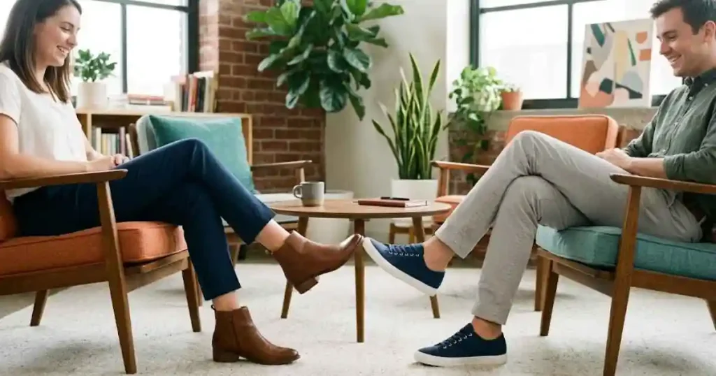 Clean And Safe For Work Shoe Flirty Lines