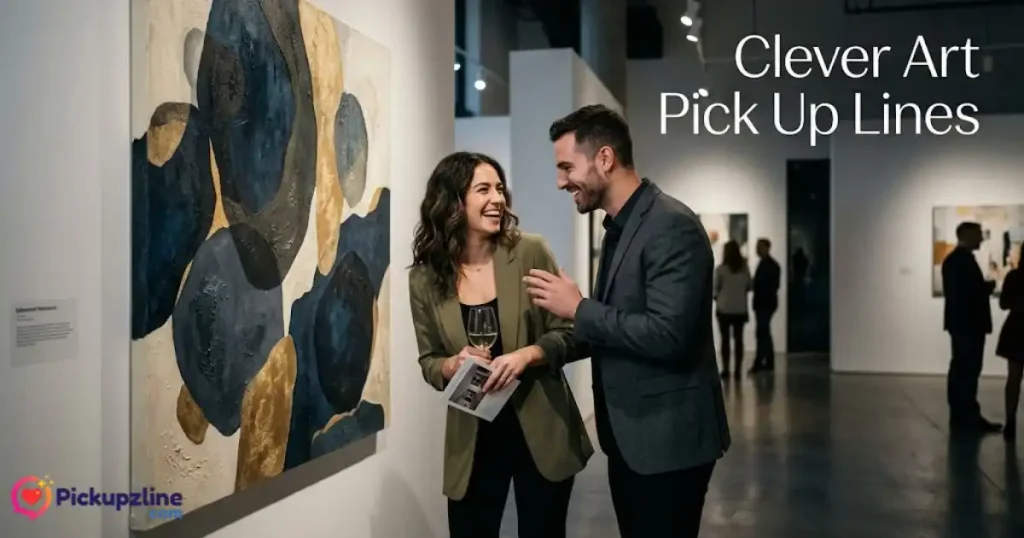 Clever Art Pick Up Line