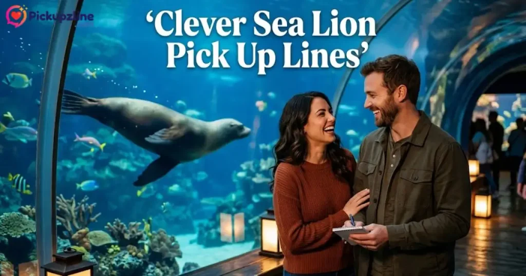 Clever Sea Lion Pick Up Line