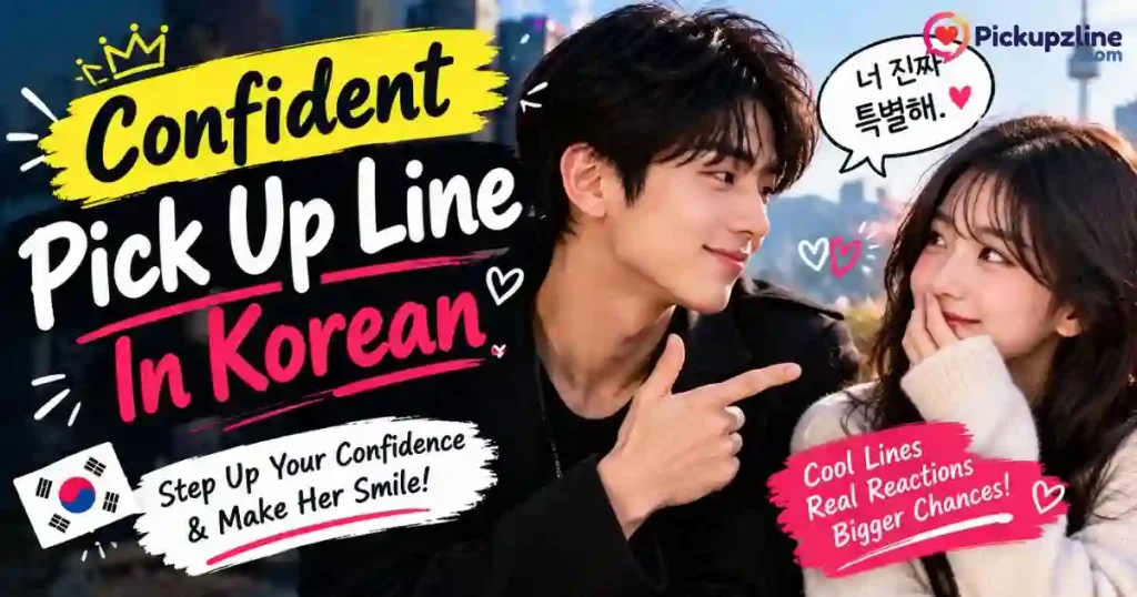 Confident Pick Up Line In Korean