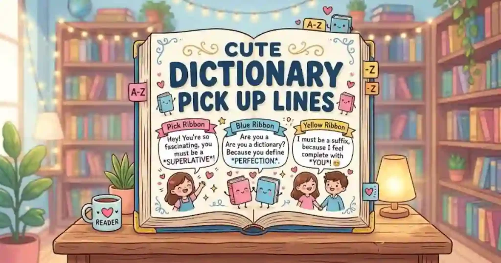 Cute Dictionary Pick Up Lines