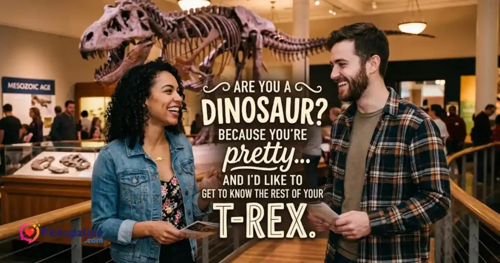 Flirty Are You A Dinosaur Pick Up Line