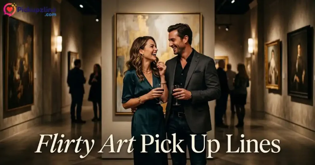 Flirty Art Pick Up Line