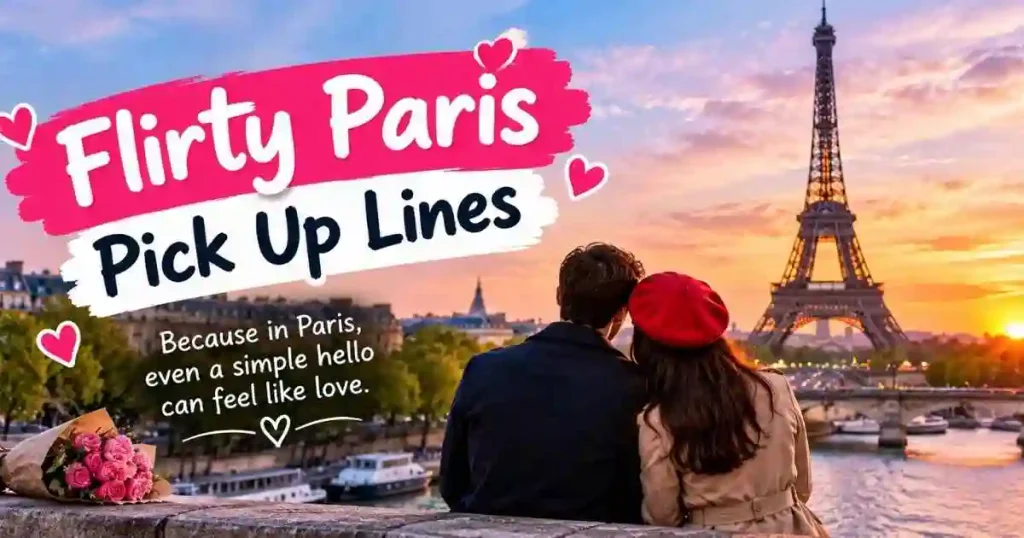 Flirty Paris Pick Up Lines