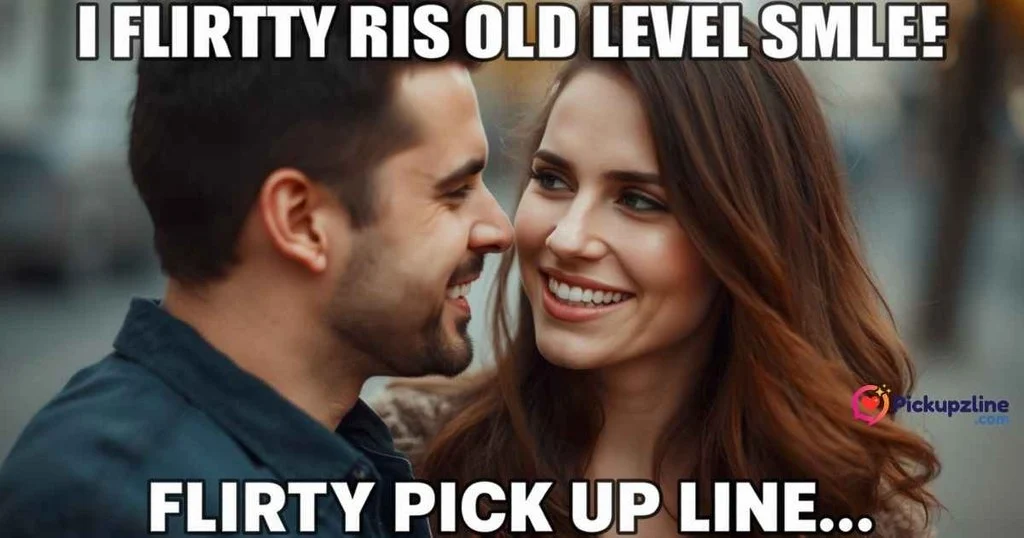 Flirty Pick Up Line Smile