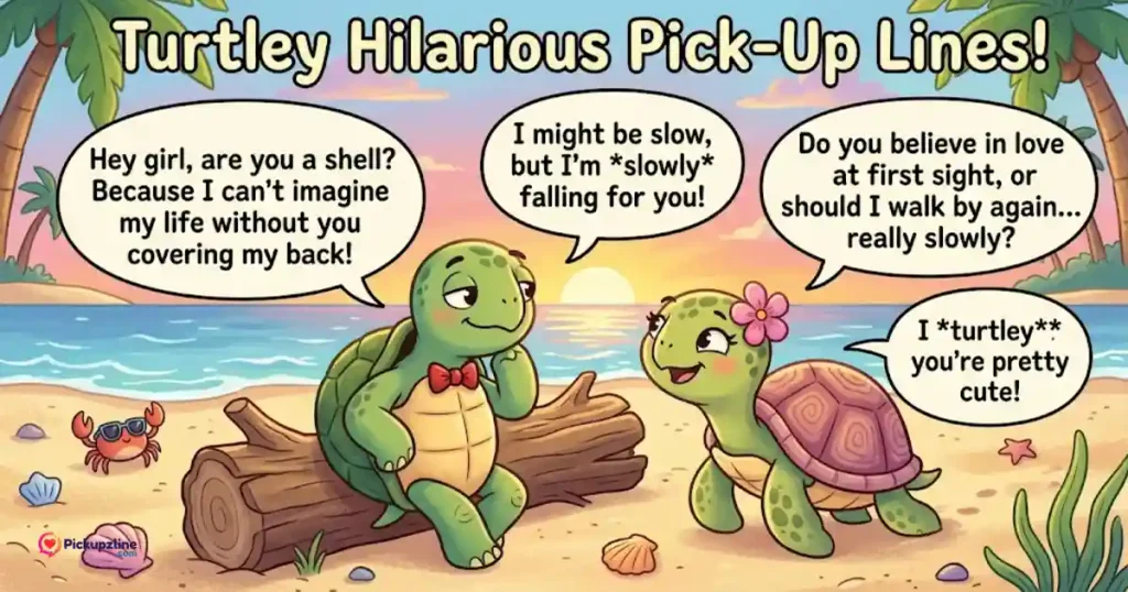 Hilarious Turtle Pick Up Lines