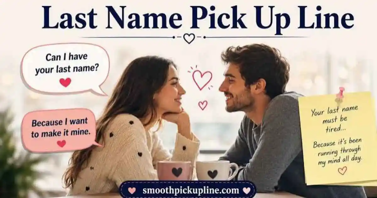 130+ Last Name Pick Up Lines That Make Flirting Fun