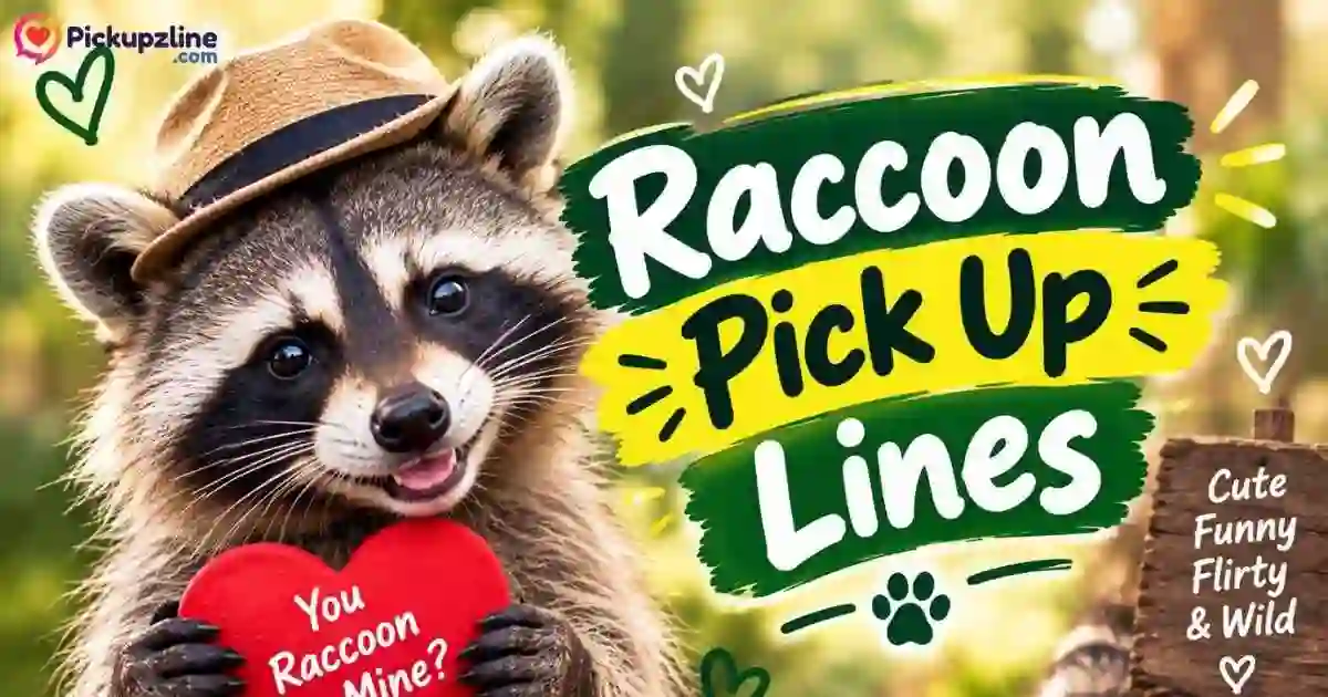 Raccoon Pick Up Line