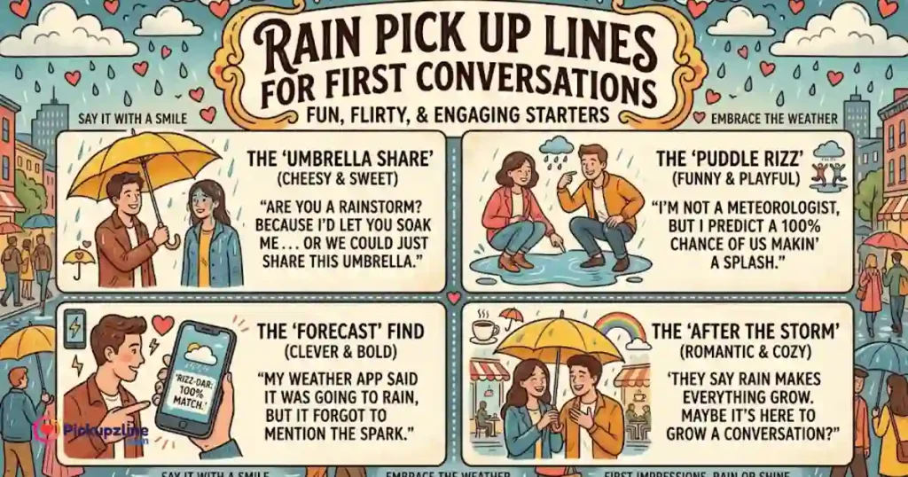 Rain Pick Up Lines For First Conversations