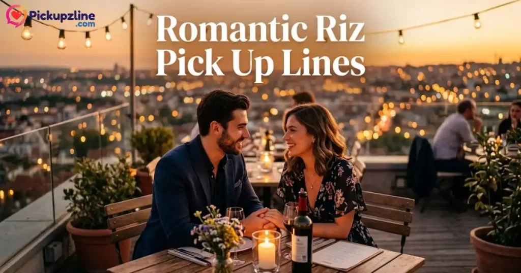 Romantic Riz Pick Up Lines