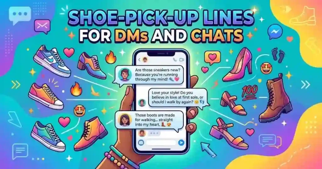 Shoe Pick Up Lines For Dms And Chats