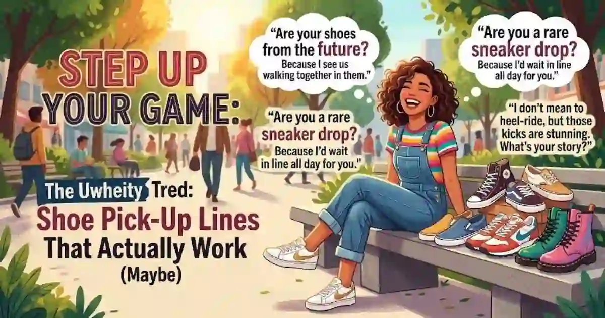 190+ I Like Your Shoes Pick Up Lines to Charm Your Crush! (2026) 