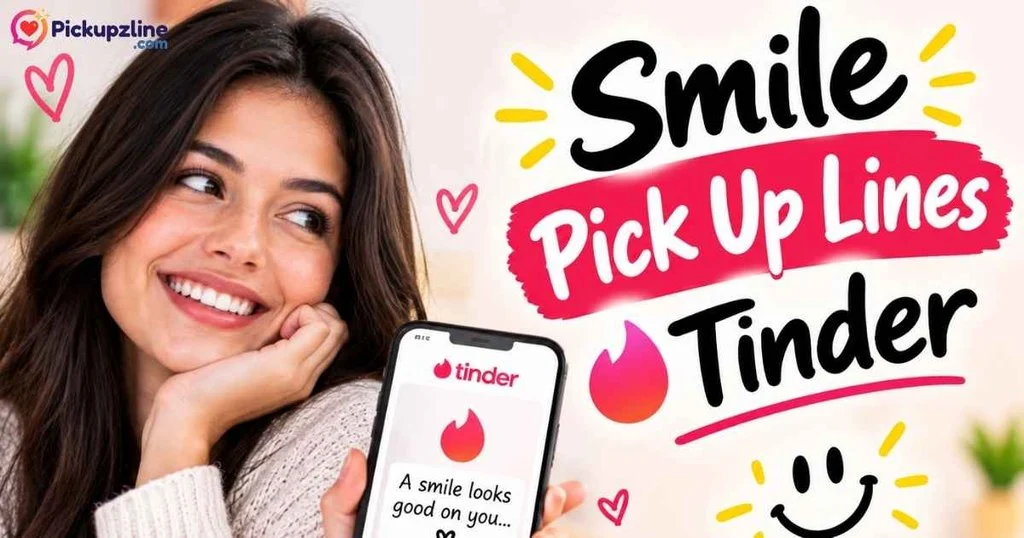 Smile Pick Up Line Tinders