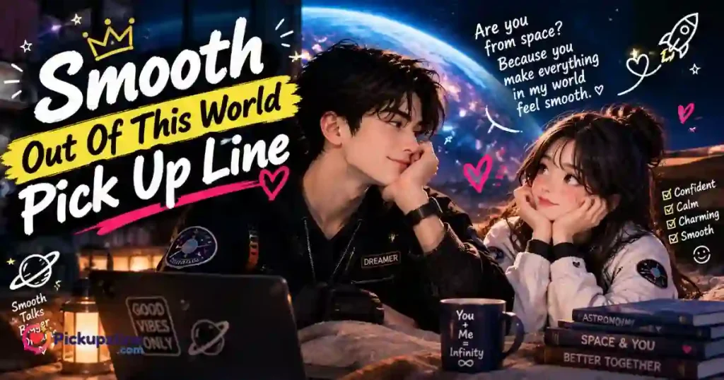 Smooth Out Of This World Pick Up Line
