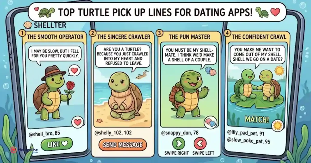 Turtle Pick Up Lines For Dating Apps